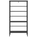 vidaXL Regál na knihy 3 úrovní 60 x 29,5 x 115 cm Kompozitné drevo