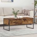 vidaXL Konferenčný stolík Dymová dub 100 x 46 x 40 cm Kompozitné drevo
