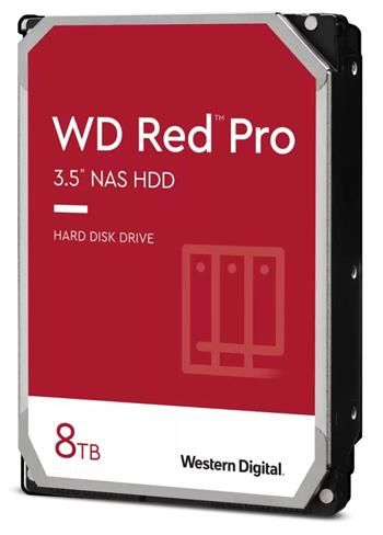 HDD 8TB WD8005FFBX Red Pro 256MB Pevný disk, interný, 8TB, SATA III, 3,5", 7200 rpm, 256MB