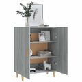 vidaXL Komoda sivý dub sonoma 70x34x90 cm spracované drevo
