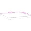 vidaXL Chránič matraca biela 200x200 cm vodeodolné