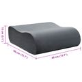 vidaXL Podložka na sedadlo Jednofarebný Sivá 40 x 40 x 13 cm PU pena