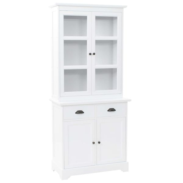 vidaXL Skrinka vo waleskom štýle, 4 dvierka MDF a borovica 80x40x180 cm