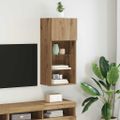 vidaXL Nástenný TV kabinet 40,5 x 30 x 90 cm Remeselný dub