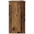 vidaXL Písací stôl staré drevo 80x40x75 cm kompozitné drevo
