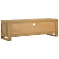 vidaXL TV skrinka 110x30x35 cm tíkový masív