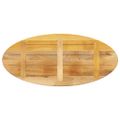 vidaXL Stolová doska 140x60x3,8 cm oválna masívny mangovník