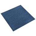 vidaXL Koberec 20 ks Tmavomodrá 50 x 50 cm 100% polypropylén