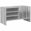 vidaXL Skrinka na gramofónové platne Sivý Sonoma 78,5 x 35 x 45 cm