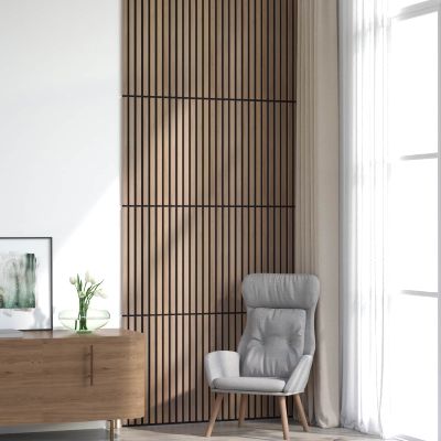 vidaXL Nástenné panely 8 pcs Hnedá 60,5 x 60 cm