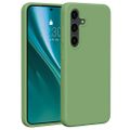 Puzdro Etteri Silicone pre Samsung Galaxy S24 svetlozelené