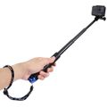 Selfie tyč Puluz pre športové fotoaparáty (DJI, GoPro, Insta360)(čierna)
