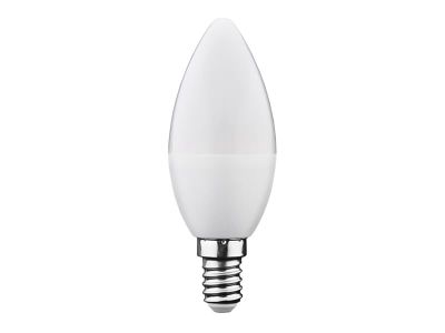 Žiarovka LED E14  6W C37 biela teplá GETI SAMSUNG čip
