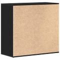 vidaXL Komoda, čierny dub, 80x36x75 cm, imitácia dreva