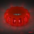 Núdzové svietidlo LED 12SMD+3SMD 650mAh (BATT) červená AMiO-04673