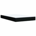 vidaXL Boxspring posteľ s matracom čierna 120x190 cm látka