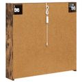 vidaXL Kúpeľňová zrkadlová skrinka Dymová dub 73.5 x 15.5 x 70 cm