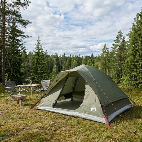 vidaXL Okamžitý stan so strechou Olivovo zelená 305 x 215 x 140 cm