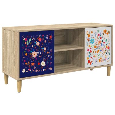 vidaXL TV skrinka MAINZ 102 x 33 x 50 cm Sonoma Kompozitné drevo