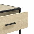 vidaXL Konzolový stolík dub sonoma 90x35x80 cm kompozitné drevo