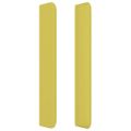 vidaXL Čelo postele so záhybmi zelený 147x16x118/128 cm látka