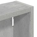 vidaXL Kúpeľňová nástenná skriňa Betónovo Sivá 30 x 10 x 50 cm