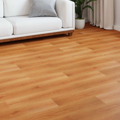 vidaXL Laminátová podlaha 5 pcs Béžová 101 x 20 x 0,8 cm