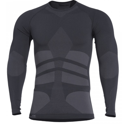 K11009-01-Black-XS-M Pentagon PLEXIS Long Arm Shirt