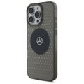 Puzdro Mercedes pre iPhone 16 Pro 6,3" MEHMP16L23HCPK Hardcase MB Case Star Pattern čierne