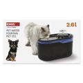 Vodná fontána EMOS H6101 Pet Care, 2,6 l, sivá