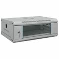 vidaXL Sieťový kabinet s úložiskom Sivá 53 x 35 x 21 cm Oceľ