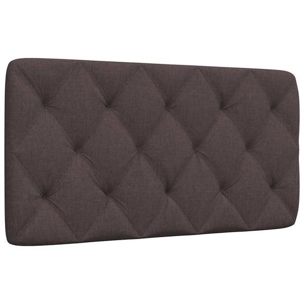 vidaXL Vankúš na čelo postele tmavohnedý 100 cm látka