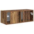 vidaXL TV nástenná skriňa Nástenný Staré drevo 78,5 x 31 x 29,5 cm