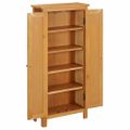 vidaXL Skladovacia skriňa 50x22x110 cm dubový masív