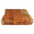 vidaXL Stolová doska 80x40x3,8 cm obdĺžnik akáciový masív živá hrana