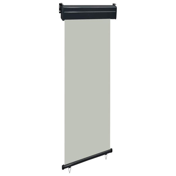 vidaXL Bočná markíza na balkón 60x250 cm, sivá