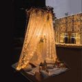 LED CURTAIN (100 LED LAMPS) 3Mx1M WARM WHITE