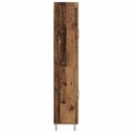 vidaXL Highboard Staré drevo 34,5 x 34 x 90 cm Kompozitné drevo