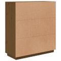 vidaXL Vysoká skrinka medovohnedá 100x40x108,5 cm masívna borovica
