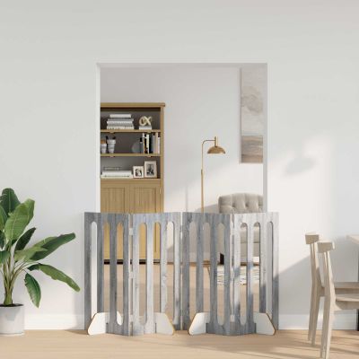 vidaXL Sklápacia bezpečnostná zábrana pre domáce zvieratá 4 pcs