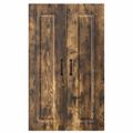 vidaXL Dvierka na umývačku Kalmar Dymová dub 60 x 31 x 100 cm