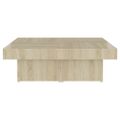 vidaXL Konferenčný stolík dub sonoma 90x90x28 cm drevotrieska