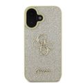 Puzdro Guess pre iPhone 16 6,1" GUHCP16SHG4SGD zlaté tvrdé puzdro Fixed Glitter Big 4G