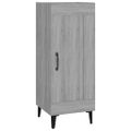 vidaXL Komoda sivý dub sonoma 34,5x34x90 cm spracované drevo