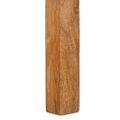 vidaXL Stôl 100x50x75 cm Masívne drevo hrubé mango