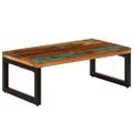 vidaXL Konferenčný stolík 100x50x35 cm, recyklovaný masív a oceľ