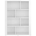 vidaXL Komoda lesklá biela 80x30x106 cm spracované drevo