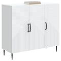 vidaXL Servírovacia skriňa Biela 89 x 34,5 x 80 cm Kompozitné drevo