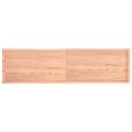 vidaXL Stolová doska svetlohnedá 200x50x(2-4)cm ošetrený masív hrany