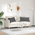 vidaXL Vankúše na pohovku 2 pcs Tmavo šedá 80 x 40 cm